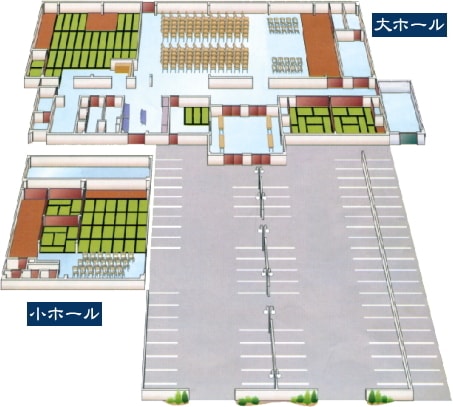 ホール見取図